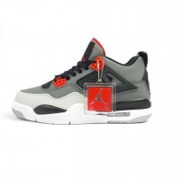Air Jordan 4 Retro PSG Paris Saint Germain Сірі з червоним, Розмір 42