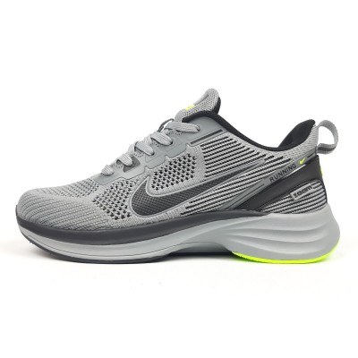 Nike Zoom Winflo серые с салатовым, Размер 38 Nike Zoom Winflo серые с салатовым, Размер 38