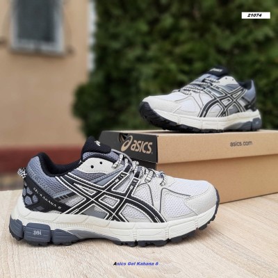 Asics Gel Kahana 8 білі з сірим та чорним, Розмір 36