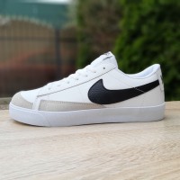 Nike blazer low белые с черным, Размер 42