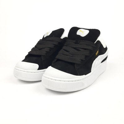 Puma Suede XL Crush Preserves черные на белом, Размер 37