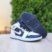 Nike AIR Jordan 1 Retro High високі високі білі з чорним біла кома, Розмір 42