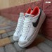 Nike blazer low білі з чорним з помаранчевим, Розмір 42