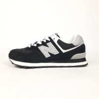 New Balance 574 черная серая N, Размер 46