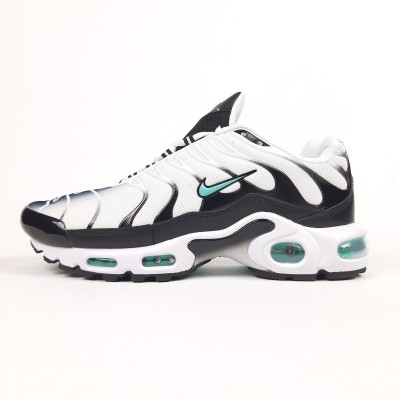 Nike Air Max Plus TN білі з чорним та зеленим, Розмір 36
