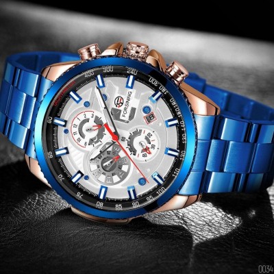 Forsining 6909 Blue-Cuprum-White