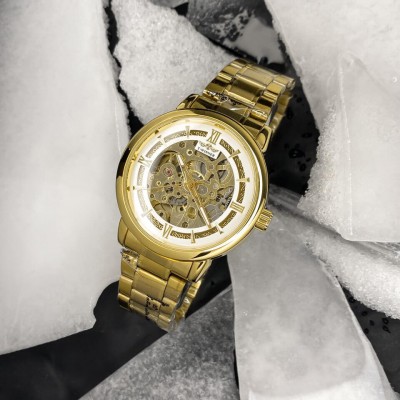 Forsining 8173 Gold-White Steel