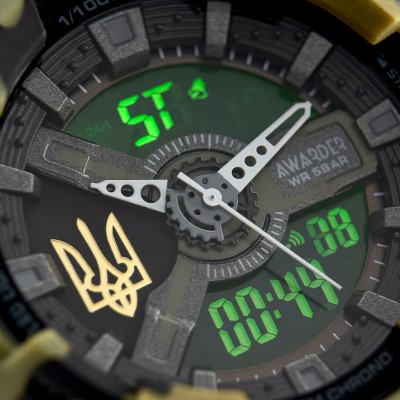 Awarder 005 Тризуб золото Camo Green