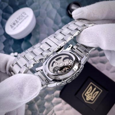 Awarder 021-3D Где бы ни был Silver-Black Steel