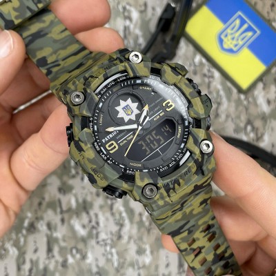 Patriot 001CMGRPO Поліція Зелений камуфляж + Коробка.