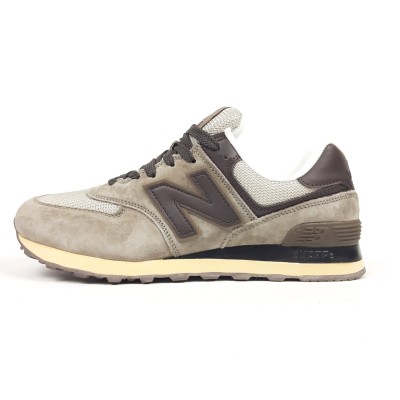 New Balance 574 бежеві з коричневим, Розмір 41 New Balance 574 бежеві з коричневим, Розмір 41