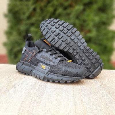 Reebok Zig Kinetica Edge черные с оранжевым, Размер 44