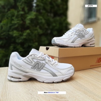 New Balance 740 білі з сірим, Розмір 38