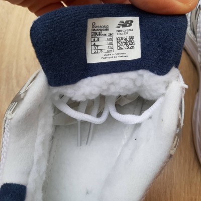 New Balance 530 білі з синім, Розмір 38