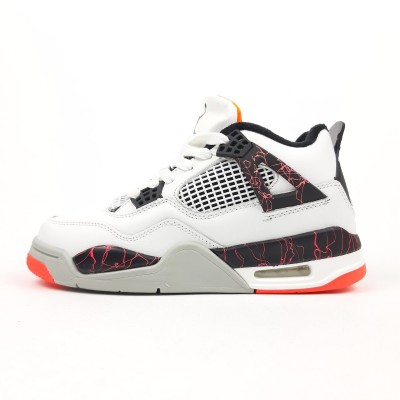 Nike air jordan 4 retro белые с черным и красным, Размер 37 Nike air jordan 4 retro белые с черным и красным, Размер 37
