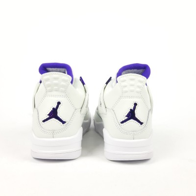 Nike AIR Jordan 4 Retro білі з бузковим, Розмір 36
