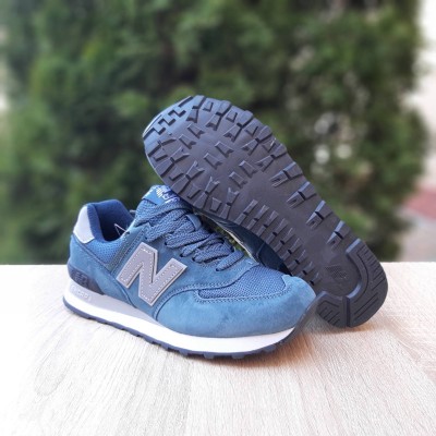 New Balance 574 Classic сині з сірим, Розмір 38