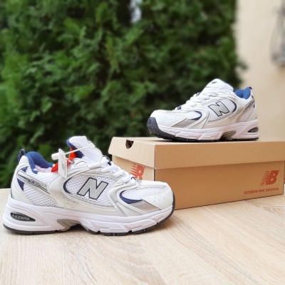New Balance 530 білі з синім, Розмір 38