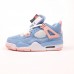 Nike AIR Jordan 4 Retro блакитні з пудрой, Розмір 38