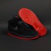 Nike Air Force 1 високі Чорні з червоним, Розмір 41