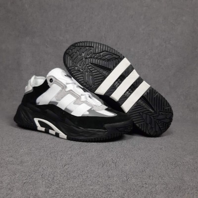 Adidas Niteball Чорні з білим, Розмір 44