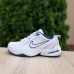 Nike Air Monarch белые с синим, Размер 42