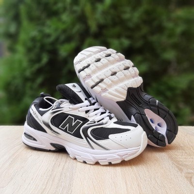 New Balance 530 черные с белым, Размер 37