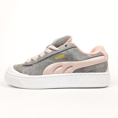 Puma Suede XL Crush Preserves серые с пудрой, Размер 37 Puma Suede XL Crush Preserves серые с пудрой, Размер 37