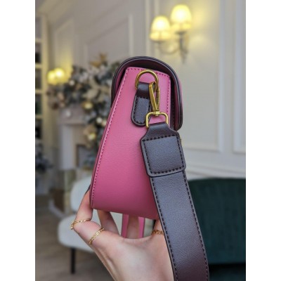 Жіноча сумка Coach рожевий моногам Коуч