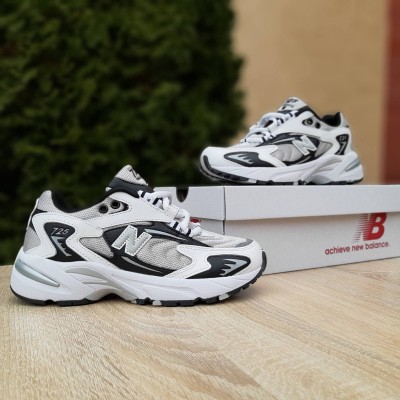 New Balance 725 сірі з білим та чорним, Розмір 40
