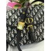 Женская сумка кросс боди Кристиан Диор черный текстиль Dior