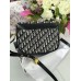 Женская сумка кросс боди Кристиан Диор черный текстиль Dior