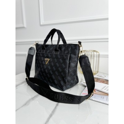 Сумка жіноча Guess Medium Гесс шопер чорний шоппер