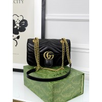 Сумка женская Gucci Marmont Mini Shoulder клатч Гуччи черный