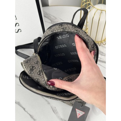 Рюкзак Guess серый мини Гесс рюкзак женский