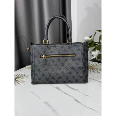 Сумка жіноча Guess James medium сірий через плече Гесс Преміум