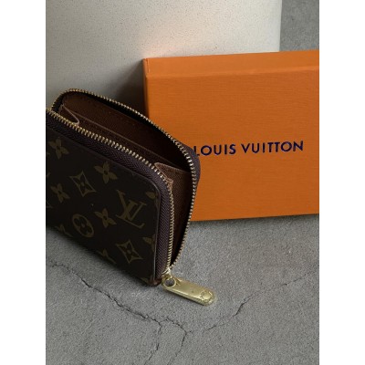 Гаманець Louis Vuitton жіночий коричневий класичний Луї Віттон міні