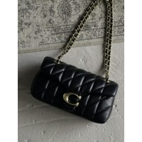 Женская сумка клатч Coach Butik черный Коуч на плечо