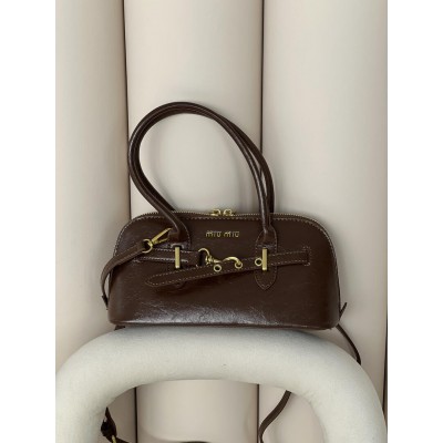 Сумка жіноча Miu Miu Aventure Nappa mini коричневий крос боді Міу Міу Сумка жіноча Miu Miu Aventure Nappa mini коричневий крос боді Міу Міу