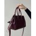Сумка жіноча Balenciaga Bel Air Tote Bag - Premium бордовий золото середній Баленсіага