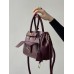 Сумка жіноча Balenciaga Bel Air Tote Bag - Premium бордовий золото середній Баленсіага