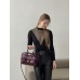 Сумка жіноча Balenciaga Bel Air Tote Bag - Premium бордовий золото середній Баленсіага