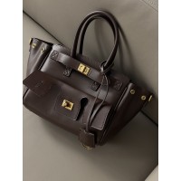 Сумка жіноча Balenciaga Bel Air Tote Bag - Premium коричневий золото середній Баленсіага