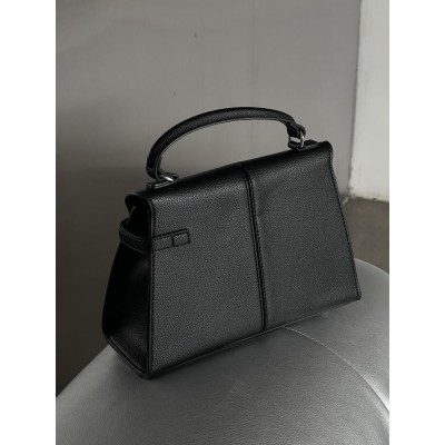 Сумка жіноча JW PEI Elise Large Top Handle Bag чорний срібло через плече