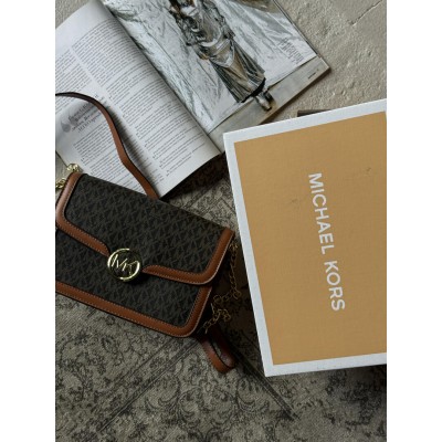 Сумка жіноча Michael Kors крос-боді коричневий Jessie Small Signature Crossbody Bag Майкл Корс Сумка жіноча Michael Kors крос-боді коричневий Jessie Small Signature Crossbody Bag Майкл Корс