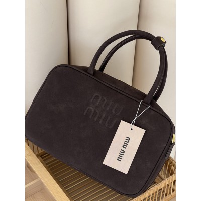 Сумка жіноча Сумка Miu Miu Top-Handle Bag шоколадний замш крос боді Міу Міу Сумка жіноча Сумка Miu Miu Top-Handle Bag шоколадний замш крос боді Міу Міу