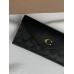 Кошелек женский Coach большой визитница черный с коробкой Коуч