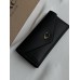 Кошелек женский Coach большой визитница черный классический с коробкой Коуч
