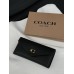 Кошелек женский Coach большой визитница черный классический с коробкой Коуч