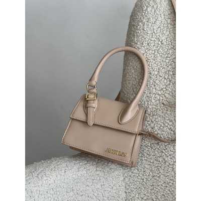Сумка жіноча Jacquemus Le Chiquito Moyen Boucle Premium бежевий Жакмюс